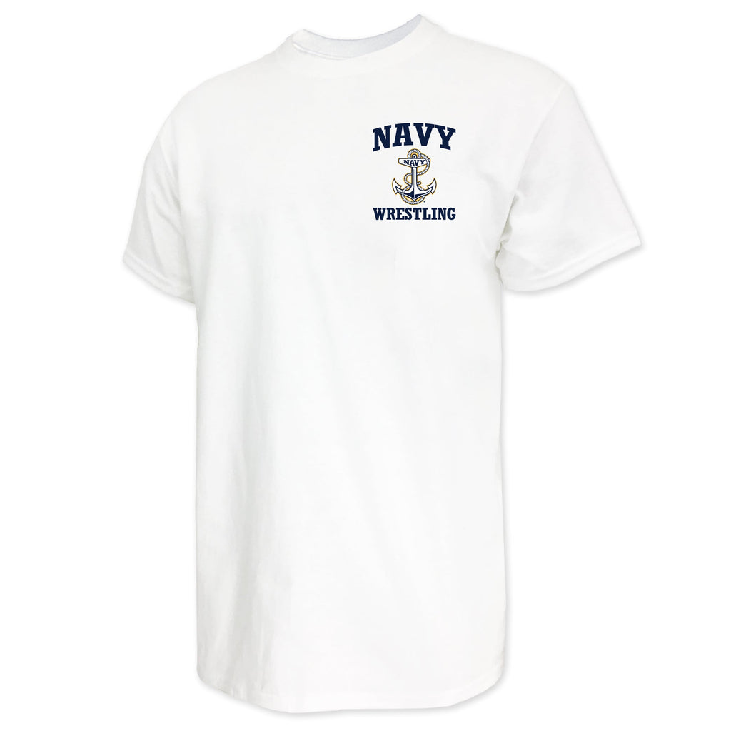 Navy Anchor Wrestling T-Shirt