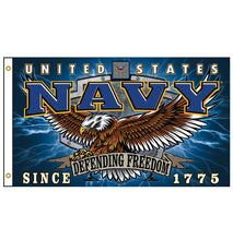 Load image into Gallery viewer, Navy Commando Elite 3&#39;x5&#39; Flag (Blue)