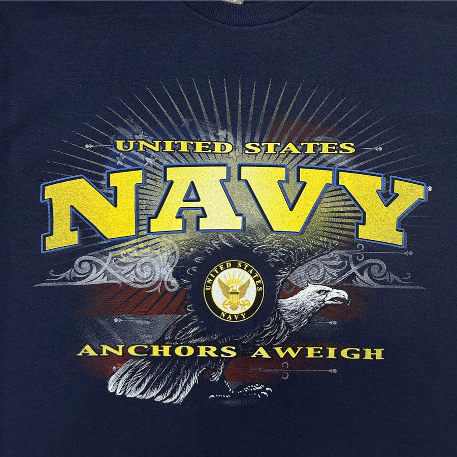 United States Navy Eagle Burst T-Shirt (Navy)