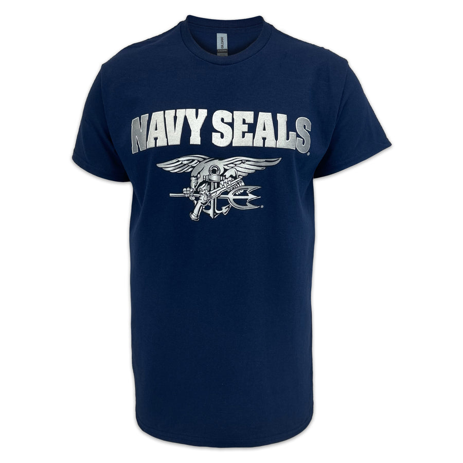 Navy Seals Silver T-Shirt (Navy)