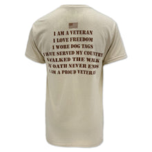 Load image into Gallery viewer, American Veteran I Served T-Shirt (Tan)