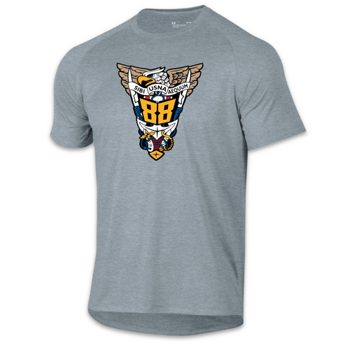USNA Under Armour Class of 88 Tech T-Shirt (Grey)
