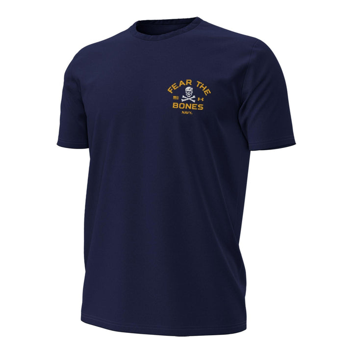 Navy Under Armour 2-Sided Fear the Bones T-Shirt (Navy)