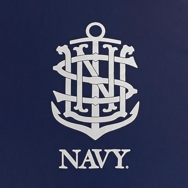 Navy Anchor Under Armour 2025 Rivalry Performance Cotton LS T-Shirt (Navy)