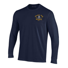 Load image into Gallery viewer, Navy Under Armour 2024 Rivalry 2-Sided Fear the Bones Long Sleeve T-Shirt (Navy)