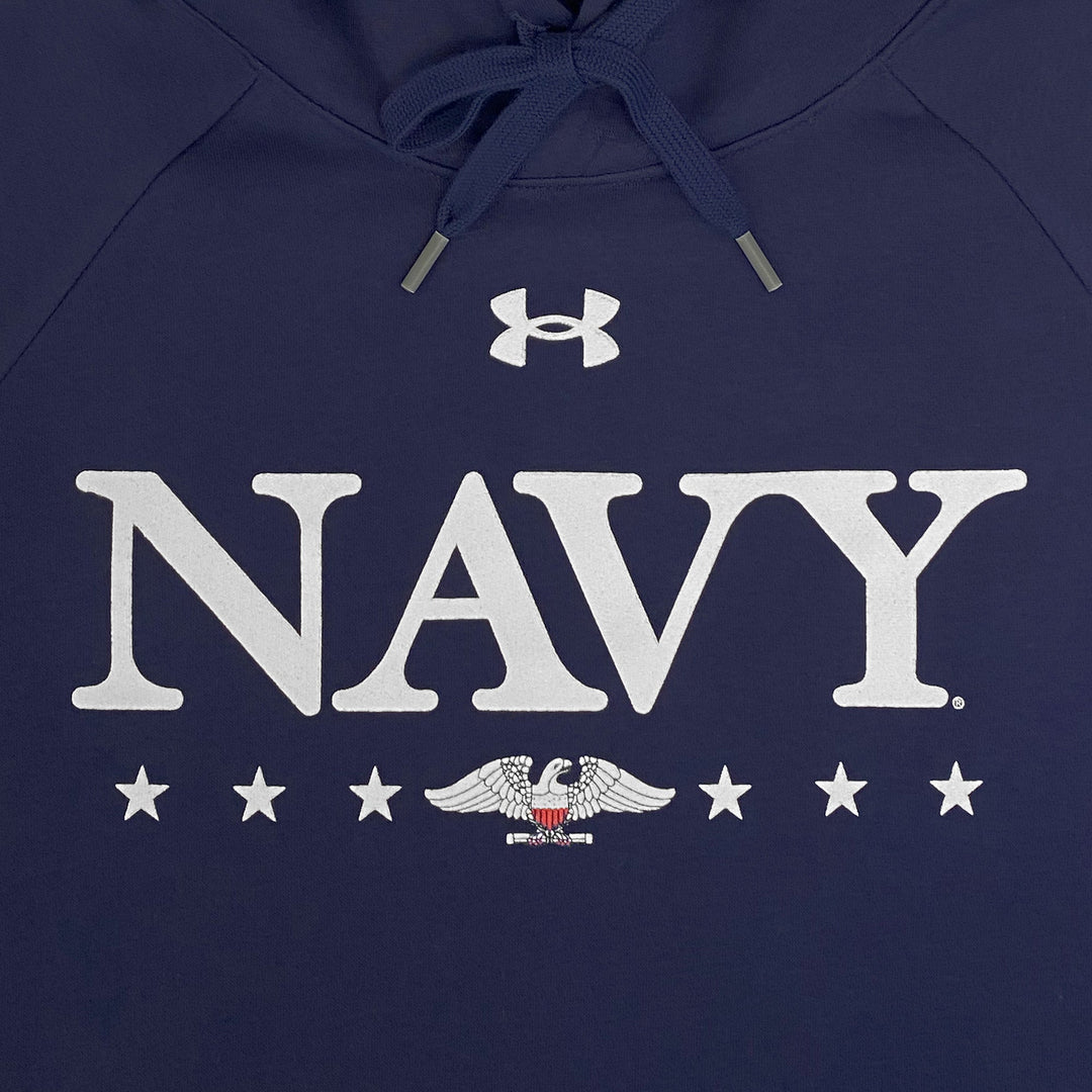 Navy Under Armour 2025 Rivalry Navy Eagle Rival Fleece Hood (Navy)