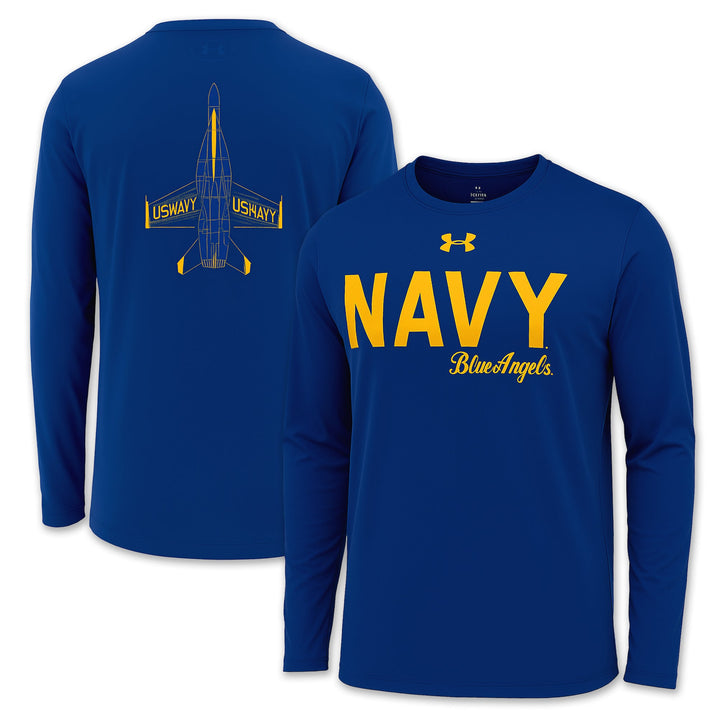 Navy Under Armour Blue Angels Long Sleeve T-Shirt (Royal)