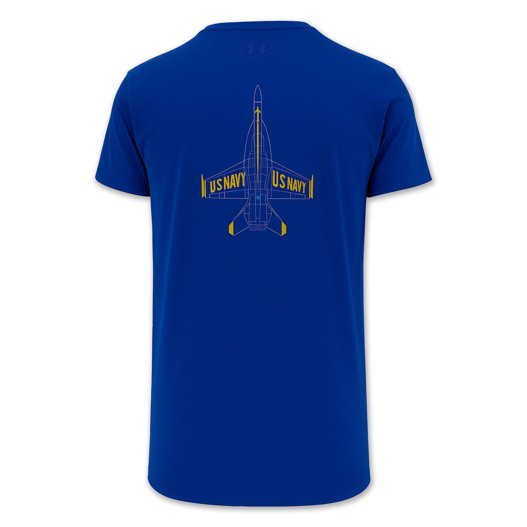 Navy Under Armour Blue Angels T-Shirt (Royal)