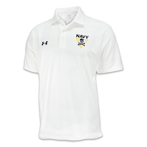 Navy Under Armour 2024 Rivalry Playoff Polo (White)