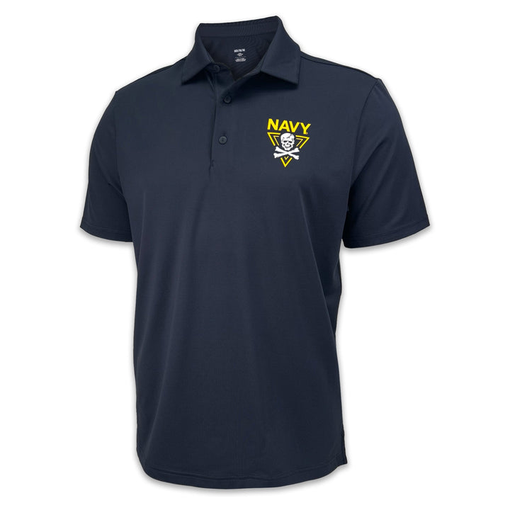 Navy Under Armour Fear The Bones Polo (Navy)