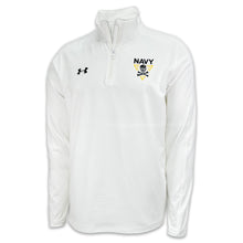 Load image into Gallery viewer, Navy Under Armour 2024 Rivalry Meridian Quarter Zip (White)