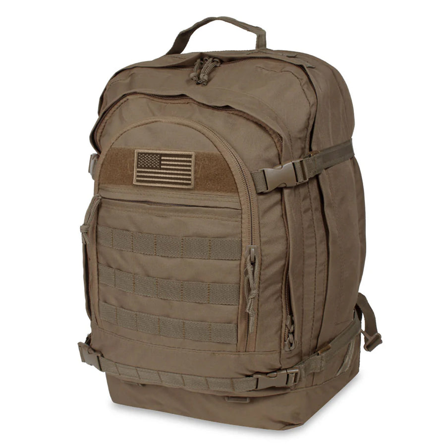 USA Flag S.O.C. Bugout Bag (Coyote Brown)