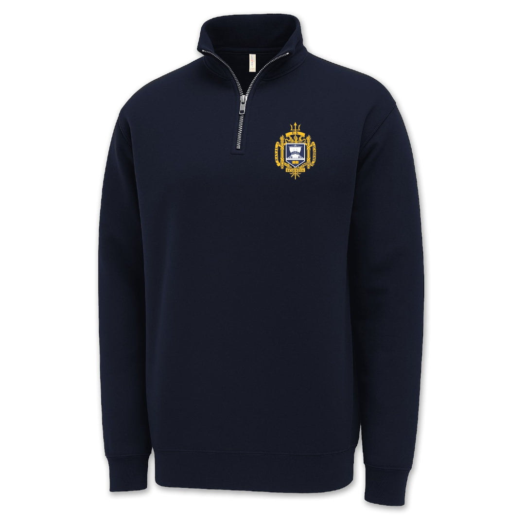 USNA Crest 1/4 Zip