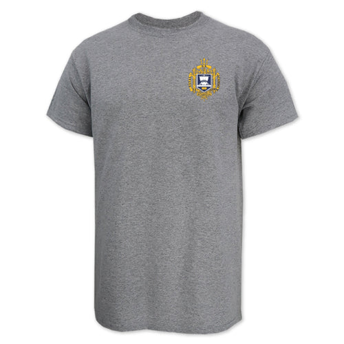 USNA Crest USA Made T-Shirt