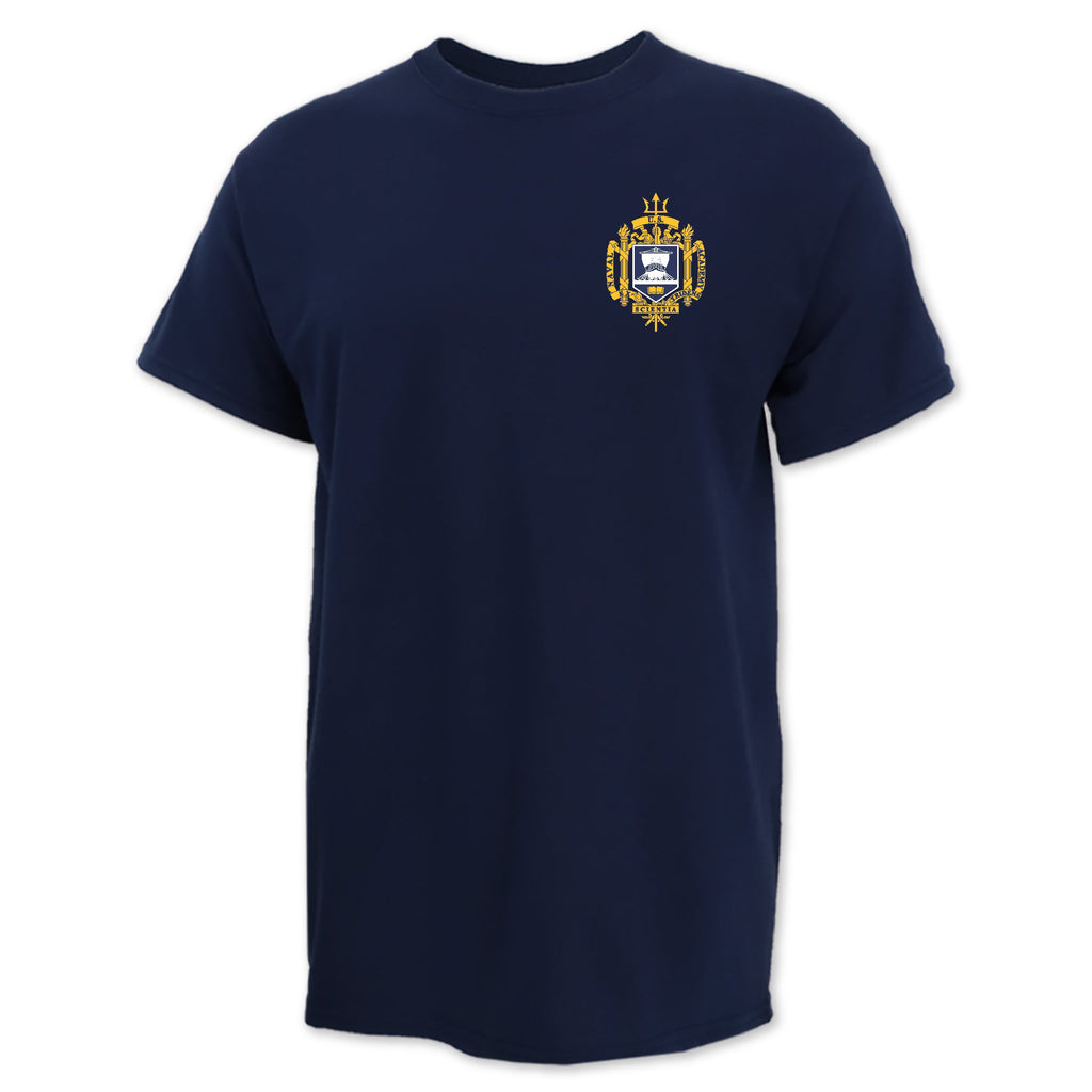 USNA Crest USA Made T-Shirt