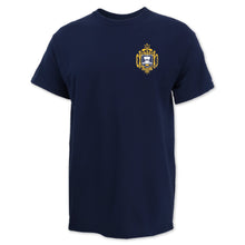 Load image into Gallery viewer, USNA Crest USA Made T-Shirt