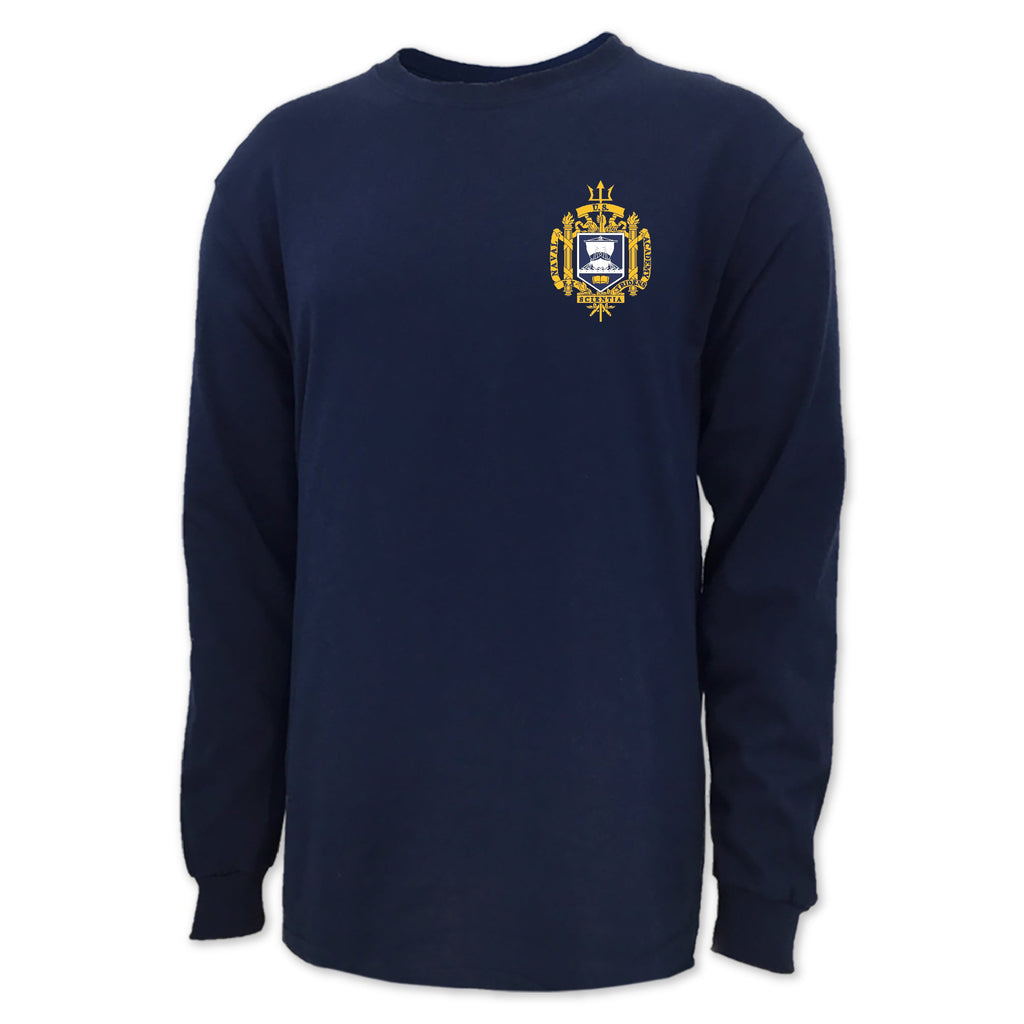 USNA Crest Long Sleeve T-Shirt