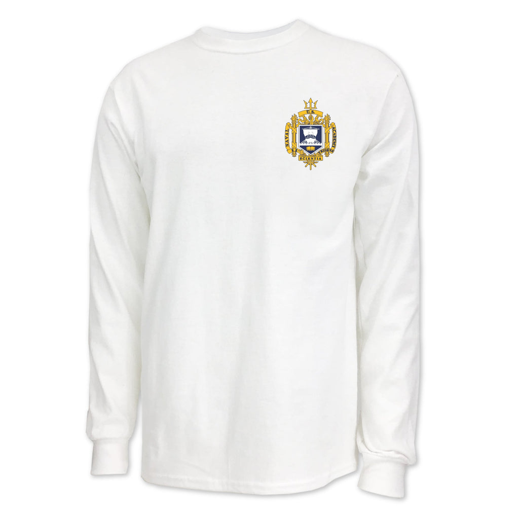 USNA Crest Long Sleeve T-Shirt