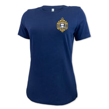 Load image into Gallery viewer, USNA Crest Ladies T-Shirt