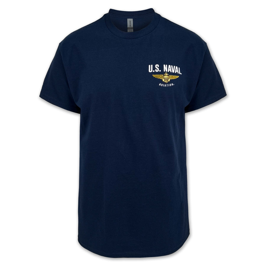 United States Naval Aviation Top Gun T-Shirt (Navy)