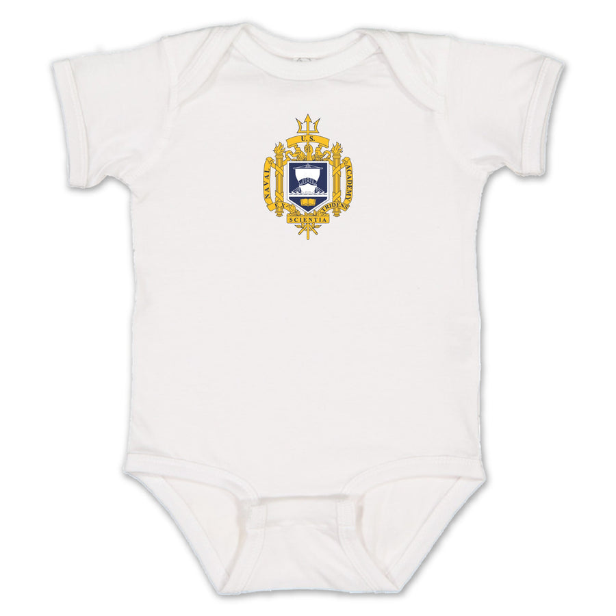 USNA Crest Infant Romper