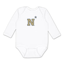 Load image into Gallery viewer, USNA N* Infant Long Sleeve Bodysuit