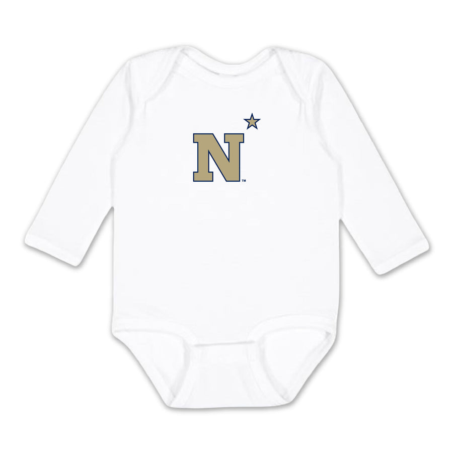 USNA N* Infant Long Sleeve Bodysuit