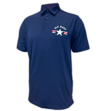 Load image into Gallery viewer, Navy Under Armour Fly Navy Performance Polo (Navy)