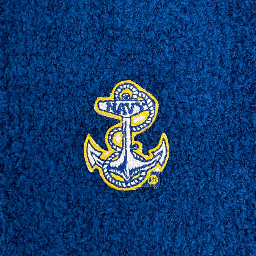 Navy Anchor Ladies Cozy Socks (Navy)