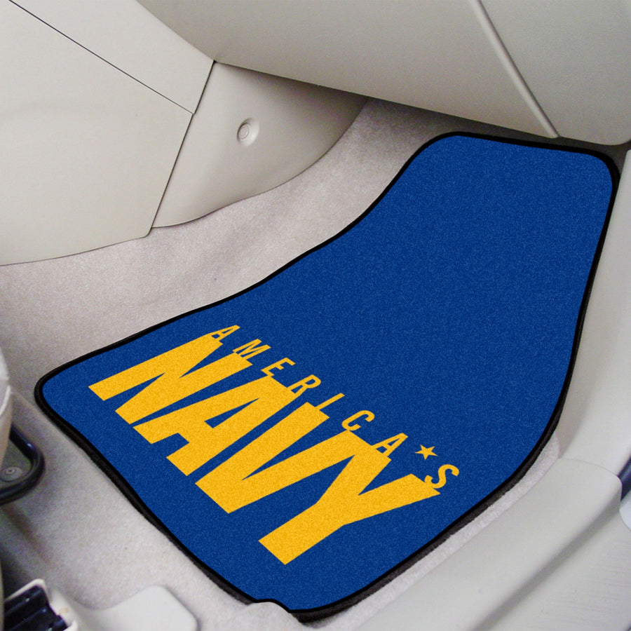 NAVY CARPET CAR MATS 2