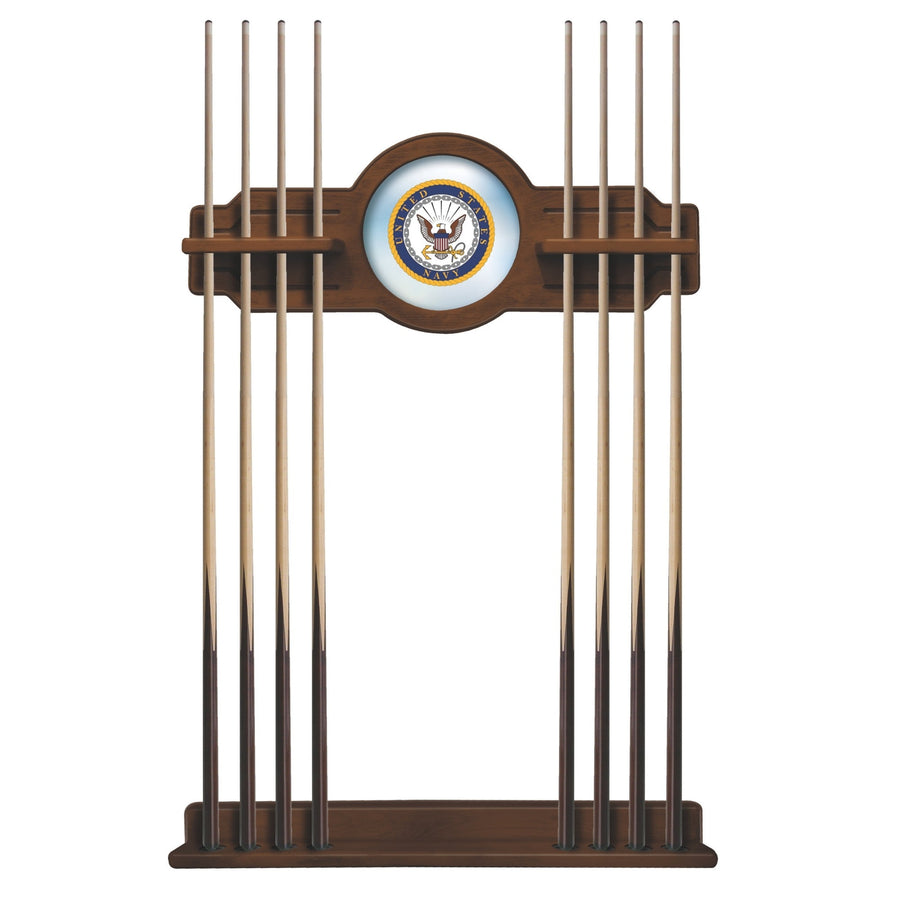 Navy Eagle Solid Wood Cue Rack*