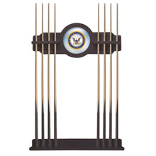 Load image into Gallery viewer, Navy Eagle Solid Wood Cue Rack*