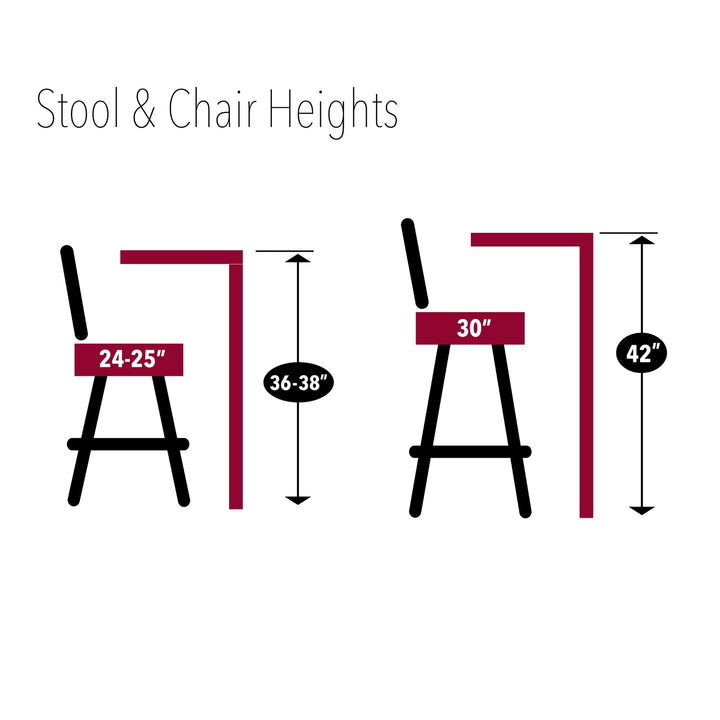 Navy Eagle Stool with Back (Chrome Finish)*