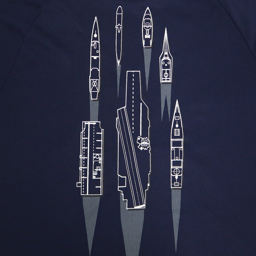 NAVY UNDER ARMOUR RIVALRY SHIP T-SHIRT