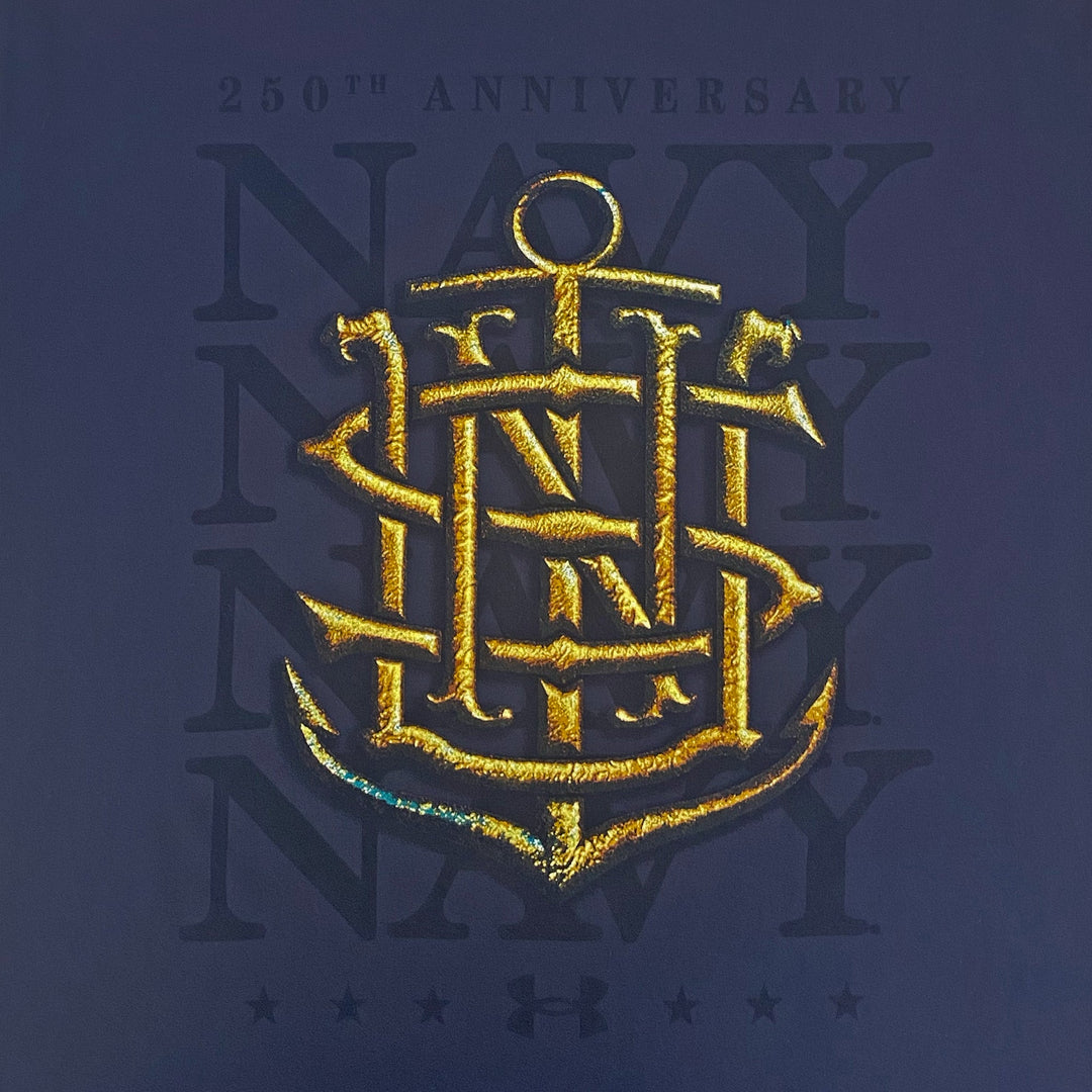 Navy Under Armour 2025 Rivalry Navy Anchor Tech T-Shirt (Navy)