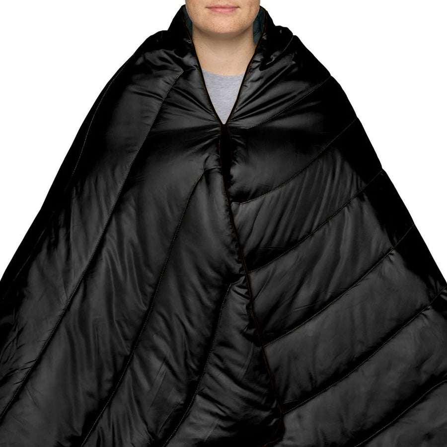 Navy Puffy Blanket