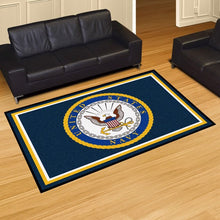 Load image into Gallery viewer, U.S. Navy 5&#39; X 8&#39; Plush Rug (Seal)