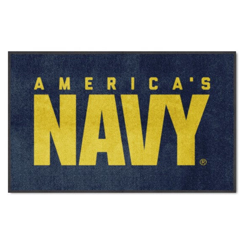 U.S. Navy 4X6 Logo Mat - Landscape