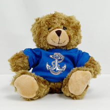 Load image into Gallery viewer, Navy 10&quot; Bear (Beige)