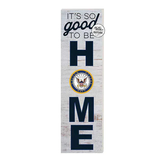 Indoor Outdoor Sign HOME So Good Navy (10x35)