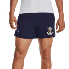 Load image into Gallery viewer, Navy Anchor Under Armour Men&#39;s Launch Run 5&quot; Shorts (Navy)