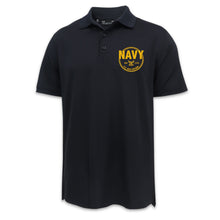 Load image into Gallery viewer, Navy Retired Under Armour Tac Performance Polo