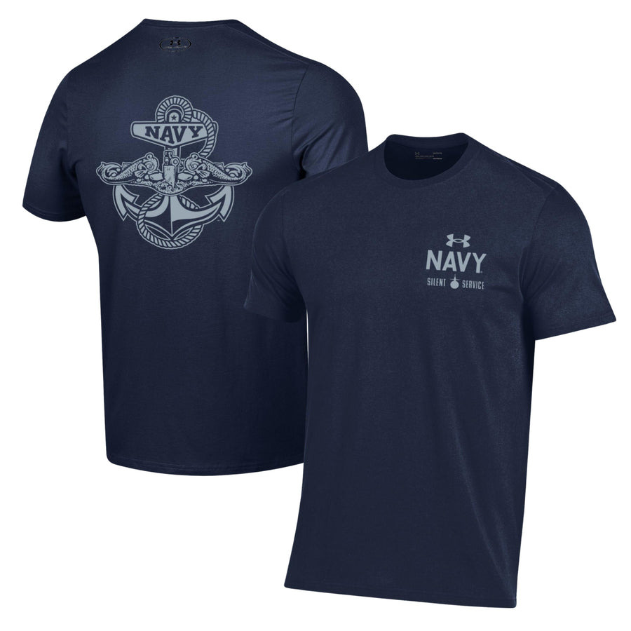 Navy Under Armour 2023 Rivalry Anchor Silent Service Performance Cotton T-Shirt (Navy), LG