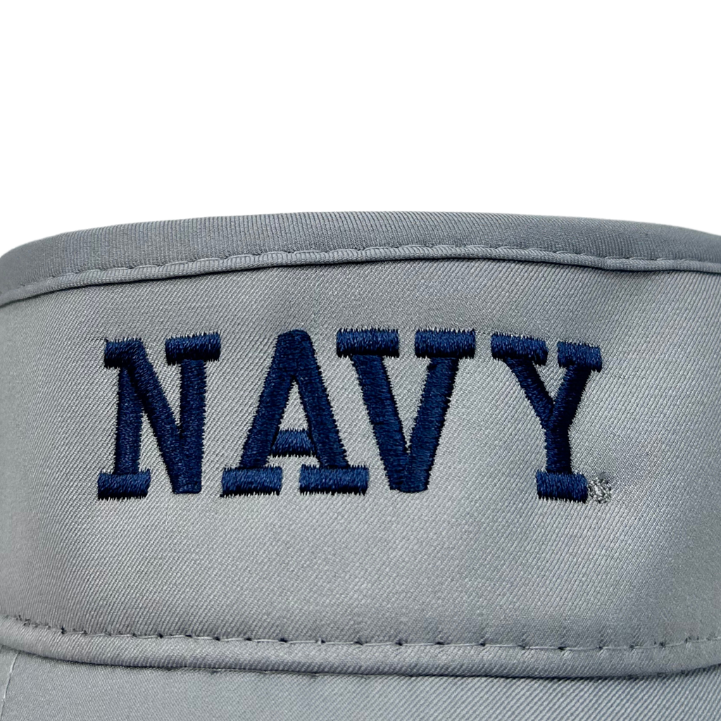 Navy Cool Fit Performance Visor (Grey)