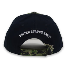 Load image into Gallery viewer, United States Navy Seal Distressed Camo Front Hat