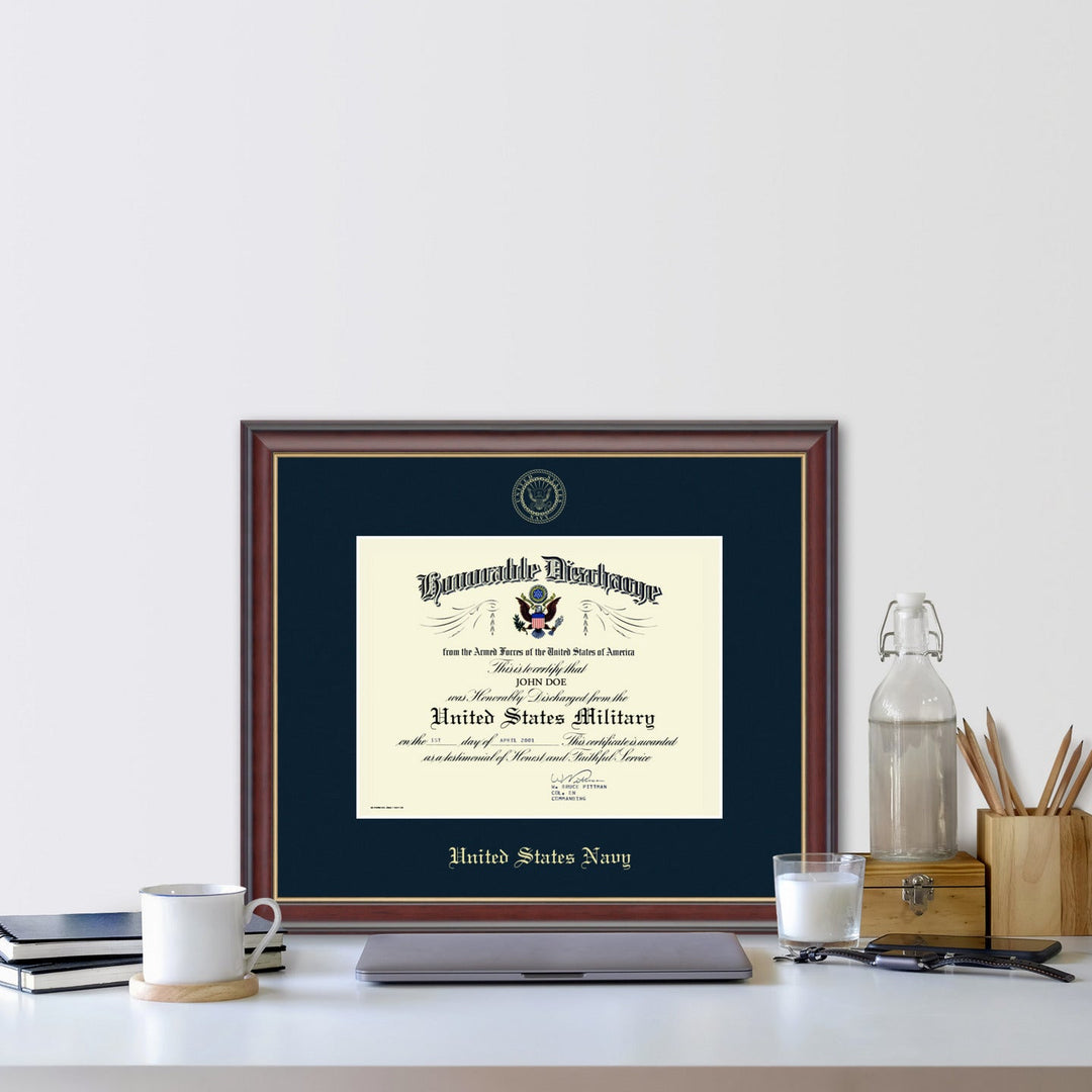 U.S. Navy Honorable Discharge Certificate Frame (11x8.5)*
