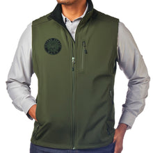 Load image into Gallery viewer, Navy Soft Shell Vest (OD Green)