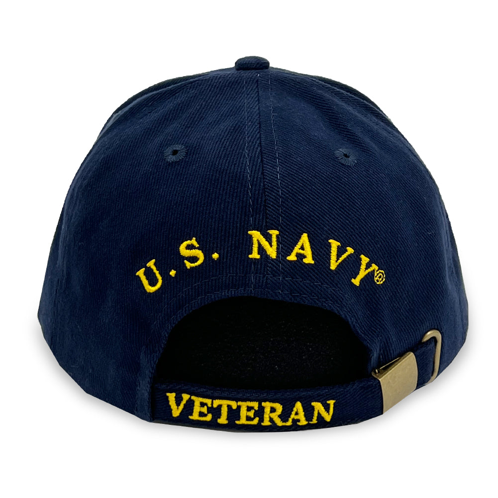 Navy Veteran Wreath Hat (Navy)