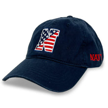 Load image into Gallery viewer, Navy N Flag Hat (Navy)
