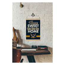 Load image into Gallery viewer, Navy Home Sweet Home Reversible Banner